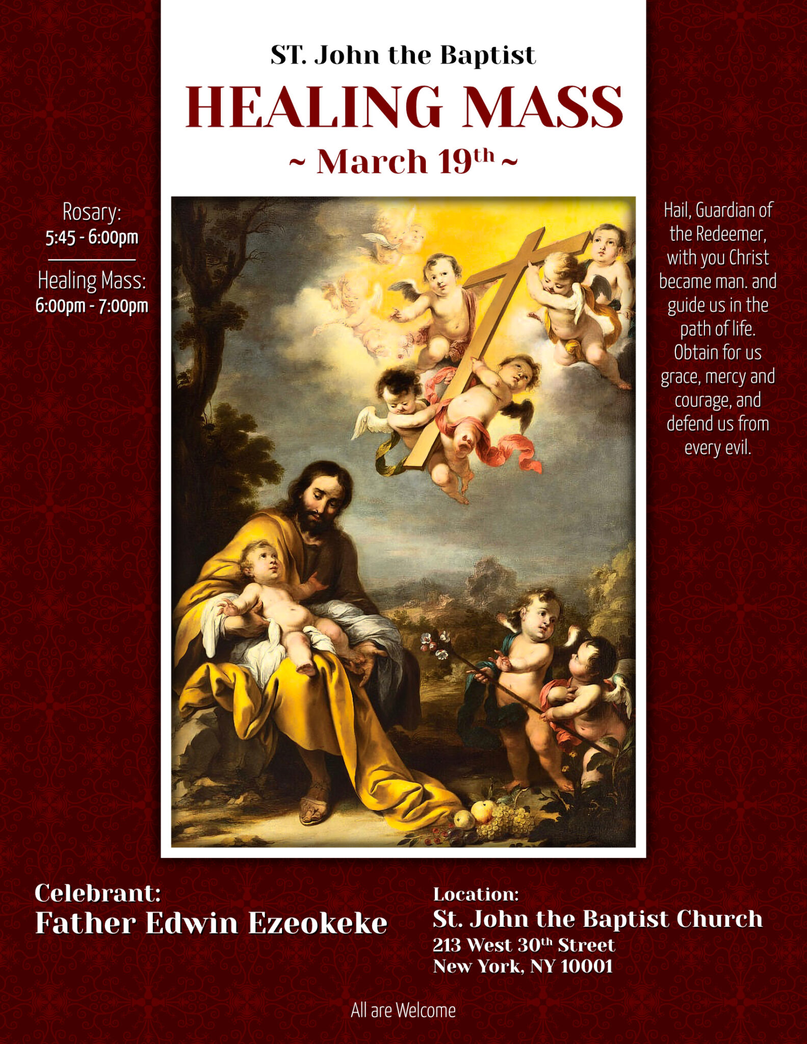 Charismatic Healing Mass at St. John the Baptist Catholic Church