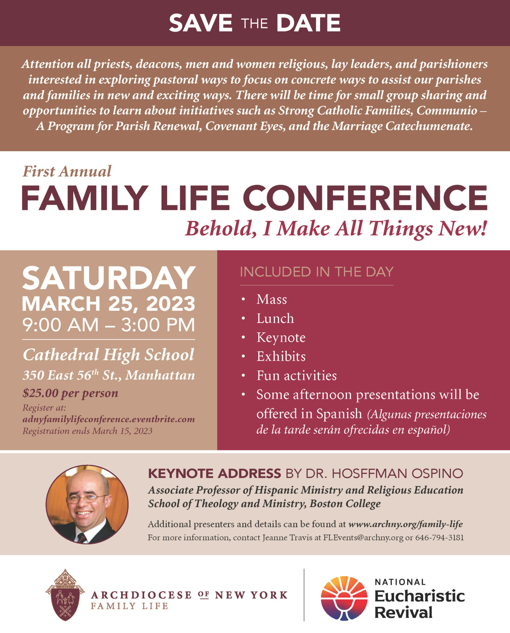 First Annual Family Life Conference Archdiocese of New York