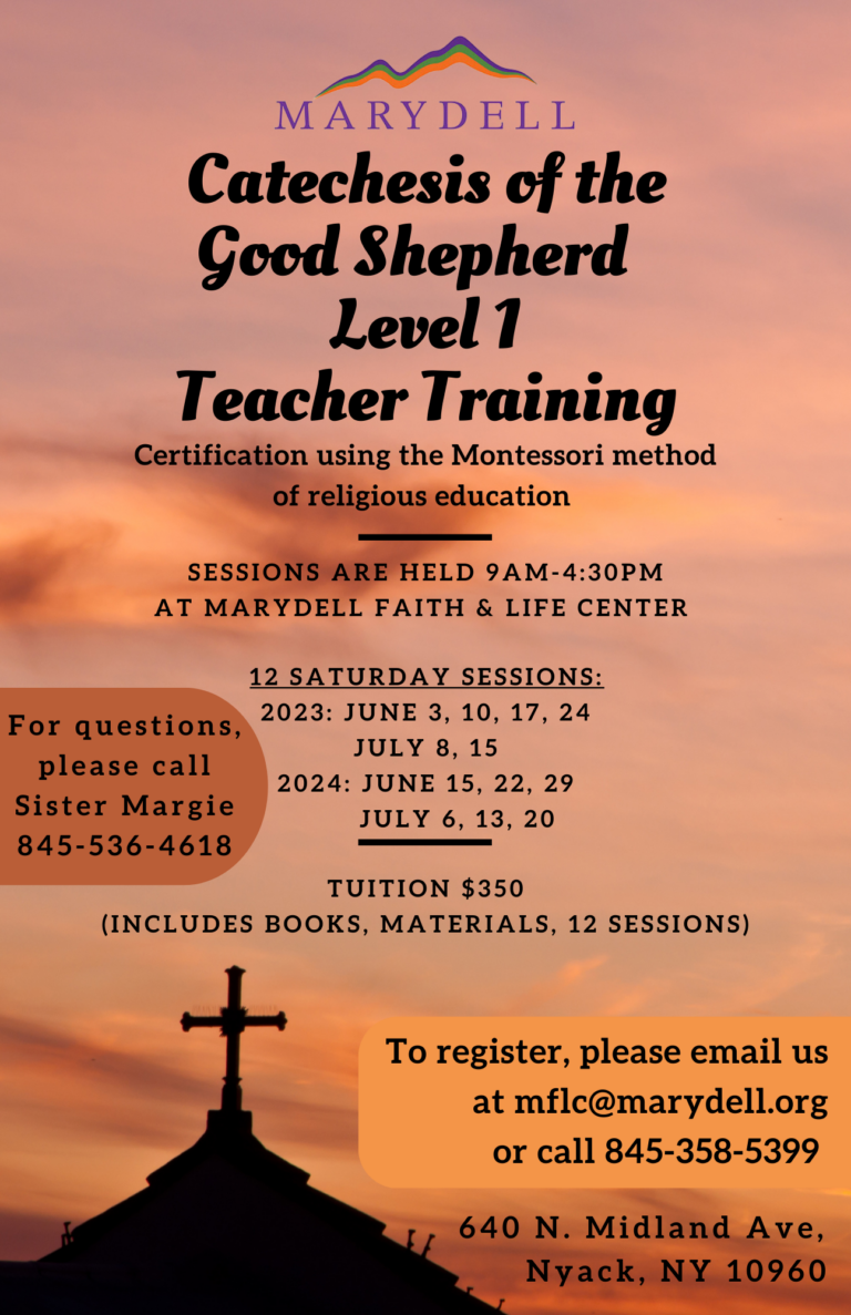 Formation for Catechesis of the Good Shepherd, Level 1 Archdiocese of