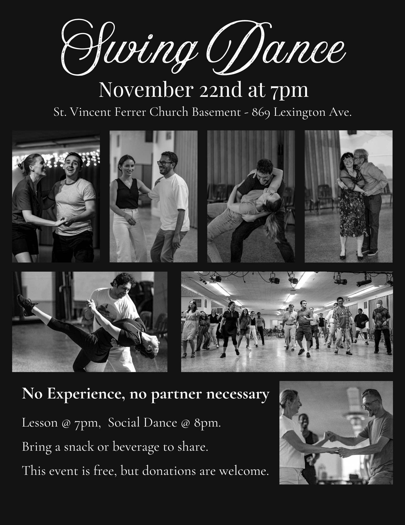 Catholic Young Adult Swing Dancing Lesson & Social