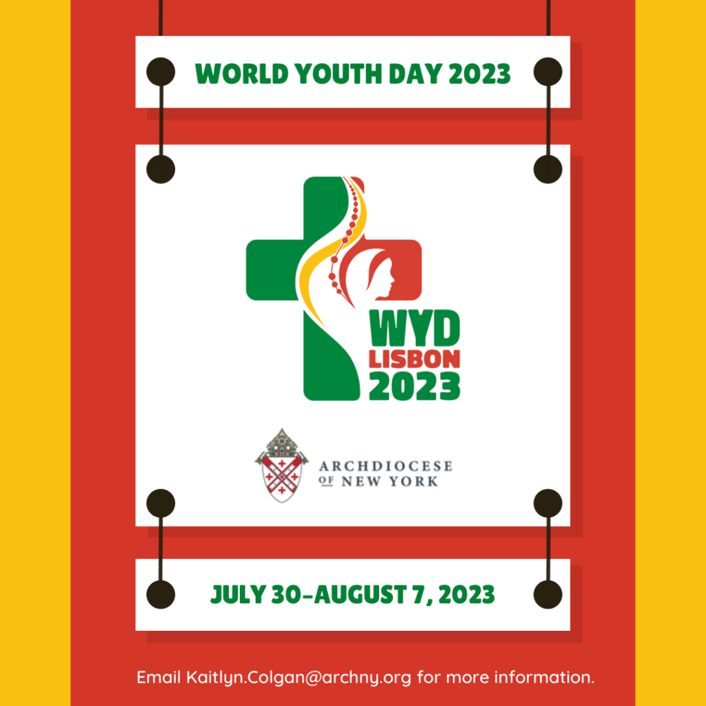 World Youth Day 2023 in Lisbon Archdiocese of New York